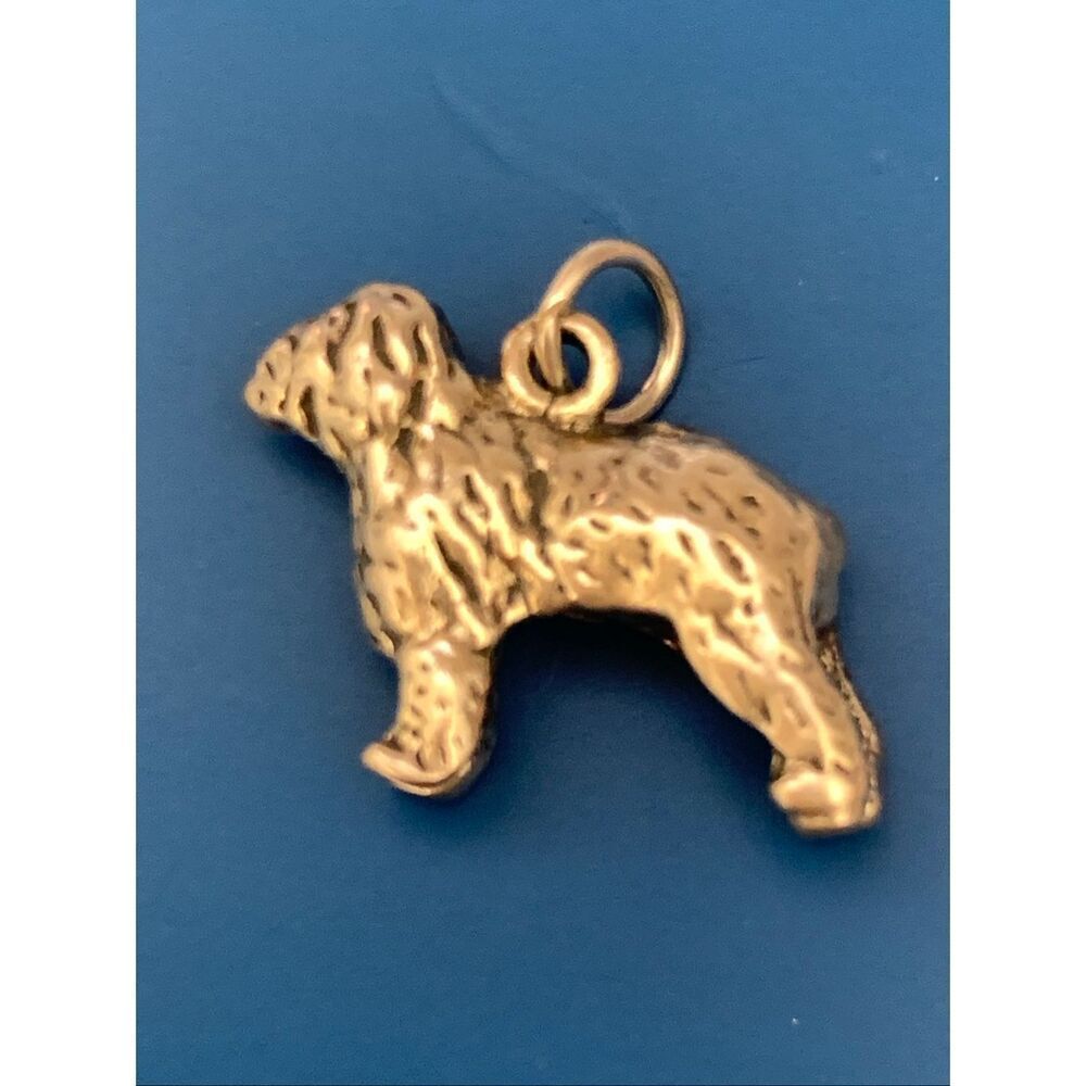 Old English Sheep Dog Sterling Silver Jewelry Charm #pets #dog #family pet
